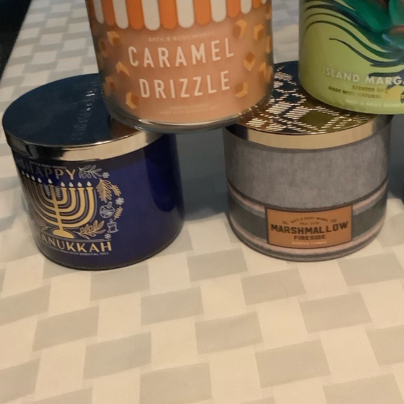 Bath & Body Works Candle Set - Blue, Purple, Pink, White - Picture 5 of 11